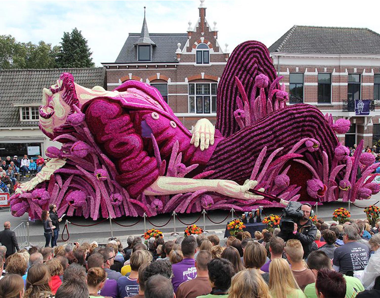 Цветочный фестиваль Bloemencorso в Нидерландах